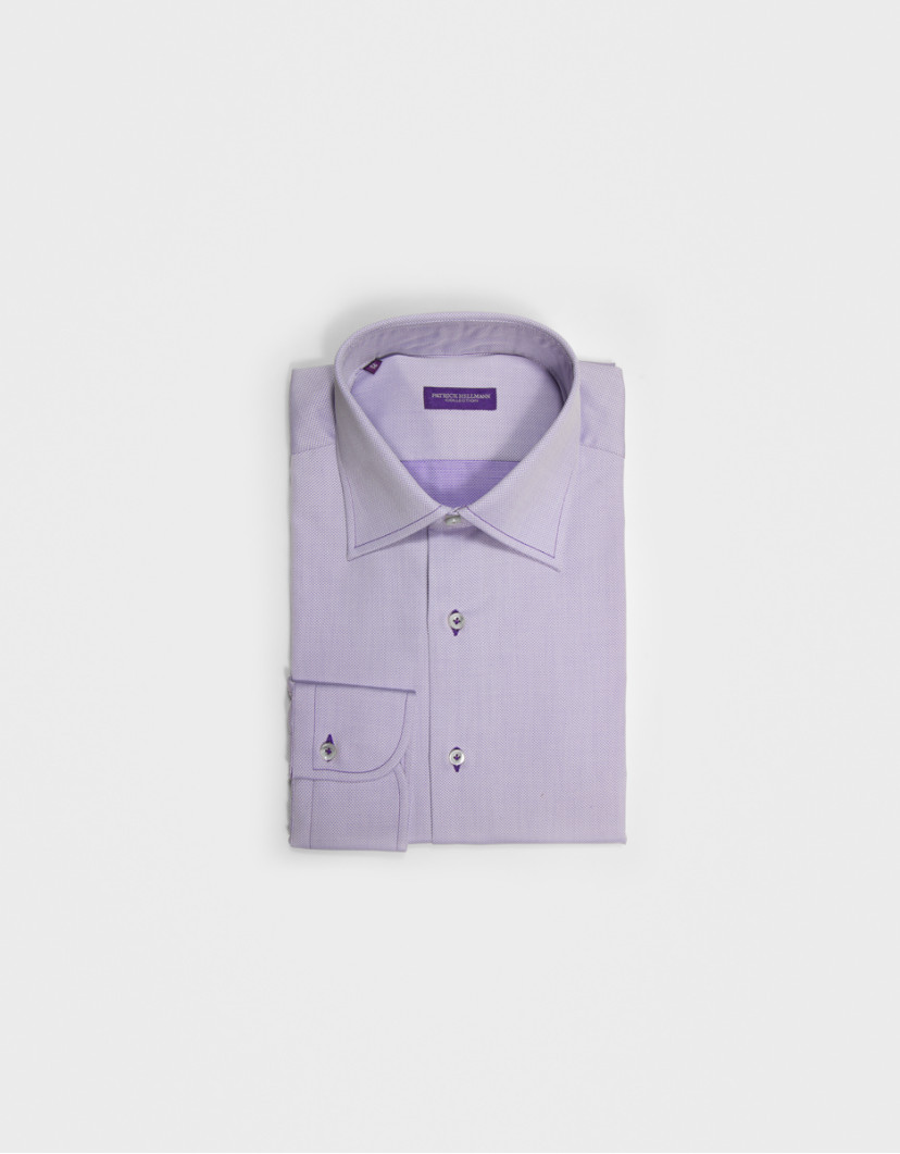 Patrick Hellmann Collection Purple Shirt 100% Cotton image